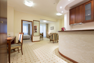 Interior of a hotel apartment