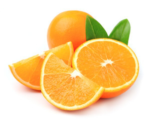 Naklejka na ściany i meble Sweet orange fruit