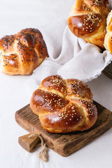 Round Challah bread
