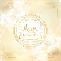 Art deco vintage christmas design of retro flourishes frames.