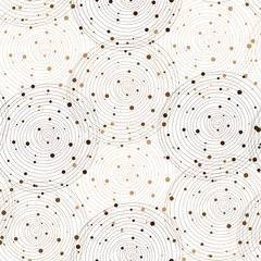 Seamless hand-drawn pattern with gray spirals. Vector illustrati