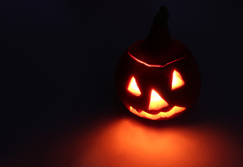 Halloween. Jack-o-lantern (pumpkin)