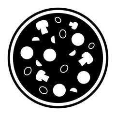 Vector pizza icon
