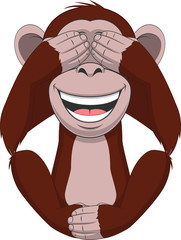 Fototapeta premium Funny little monkey