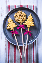 Christams tree and star candy