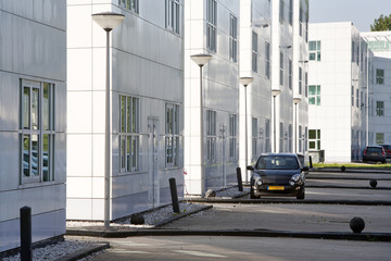 Fototapeta premium White office buildings