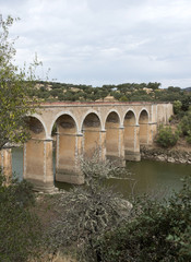 Fototapeta na wymiar ponte de ardilla in portugal