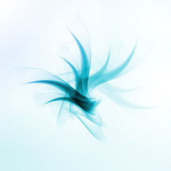 Fototapeta na wymiar Abstract blue, wave background