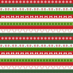 Christmas stripe pattern template