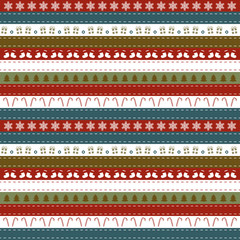 Christmas stripe pattern template