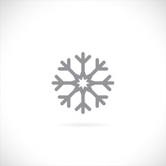 Snowflake white Background