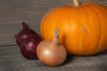 Still life with vegetables