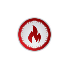 fire icon button