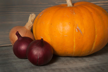 Still life with vegetables