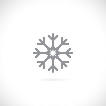 Snowflake white Background