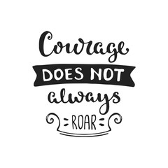 Vector hand drawn lettering poster