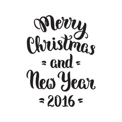 Merry Christmas lettering
