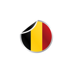 Fototapeta premium glossy theme belgium national flag