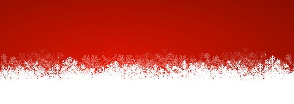 Red Christmas Background Texture Panorama