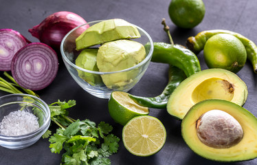 Guacamole ingredients