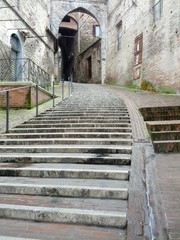Fototapeta na wymiar Perugia - scalinata