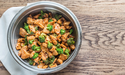 Chicken with broccoli