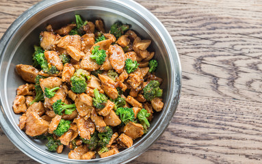 Chicken with broccoli