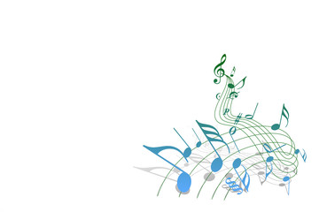 Musiknoten Hintergrund