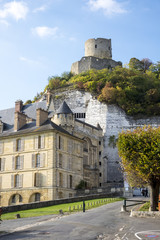 Fototapeta na wymiar Château de La Roche Guyon et son donjon (val d'Oise, France)