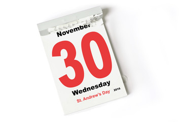 30. November 2016 St Andrews Day
