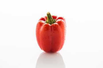 red pepper isolated on white background