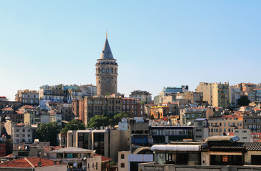 Fototapeta na wymiar Galata tower. Istanbul, Turkey