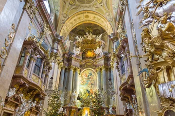 Poster Peterskirche or st. Peter church at Vienna, Austria © wikornr