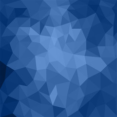 abstract blue background, low poly triangle shapes in random pattern, trendy lowpoly background