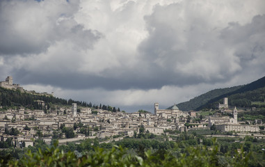Fototapeta na wymiar Assisi view, Italy