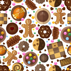 Cookies background for christmas and birthday