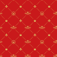 Fototapeta premium Antique royal background pattern