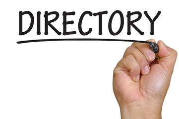 hand writing directory