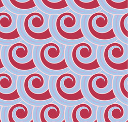 Seamless spiral pattern.Vector