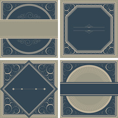 Vintage Background set  © Giraphics