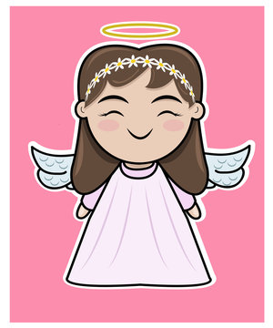 angel caricatura