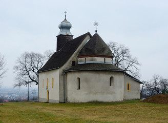 Rotunda in Goryany, medieval church in Uzhhorod town,unesco