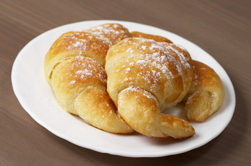 Fresh croissants