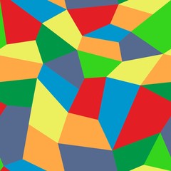 Mosaic Pattern Vector Seamless