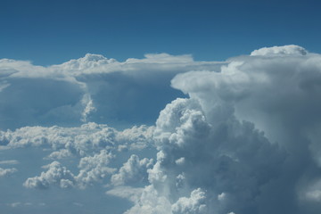 Fototapeta na wymiar Cumulus clouds 