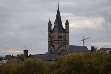 Fototapeta na wymiar Great St. Martin Church, Cologne