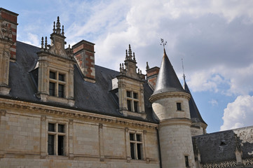 Fototapeta na wymiar Il castello di Amboise, Loira - Francia