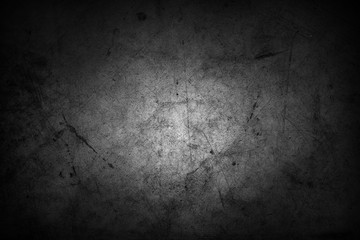 Dark black grey grunge old texture concrete wall background