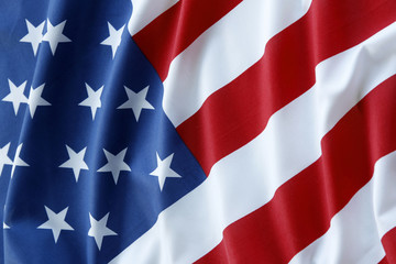 Rippled America flag