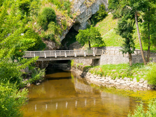 Fototapeta premium Pivka River swallow hole